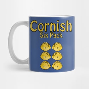 Cornish Six Pack , Cornish Pasty Cornwall Fun Mug